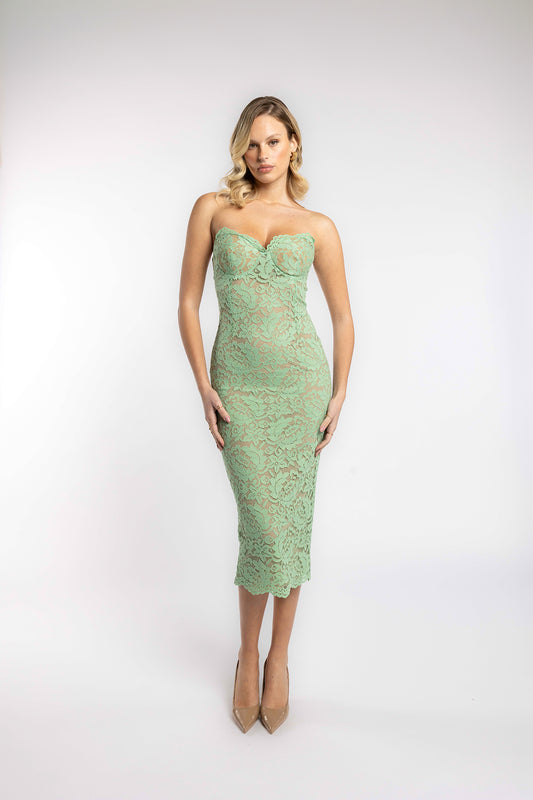 Mint Lace Silhouette