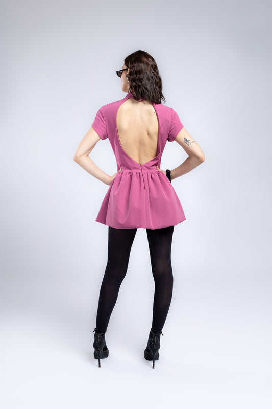Abito midi in cady