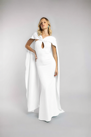 Aqua Veil Gown