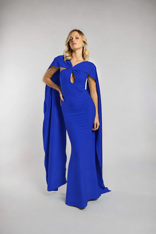 Aqua Veil Gown