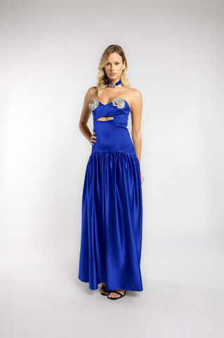 Midnight Bloom Gown