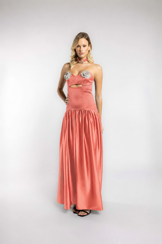 Midnight Bloom Gown