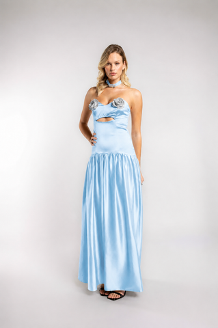 Midnight Bloom Gown